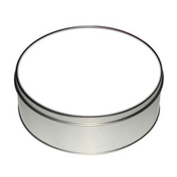 Kulatá kovová krabička Sublimační termotransfer