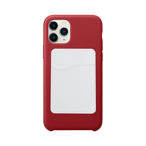 Kožené pouzdro na kreditní kartu pro smartphone pro sublimaci - bílé