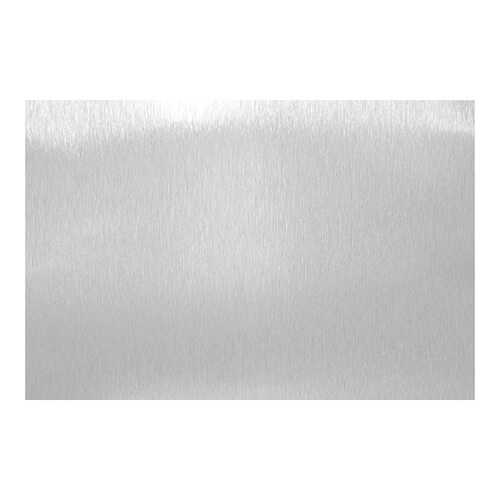 Hliníkový plech stříbrný matný kartáčovaný 10 x 15 cm pro sublimaci