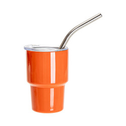 Sklenice na panáky z nerezové oceli pro sublimaci - oranžová