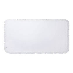 Ručník z mikrovlákna 152 x 76 cm se střapcem pro sublimaci - bílý