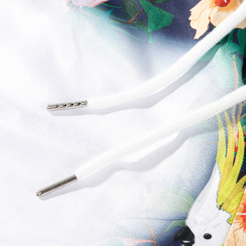 Pánské plážové šortky - papoušci (pro sublimaci)