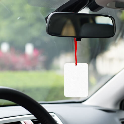 Vonná visačka do auto pro sublimaci - obdélník