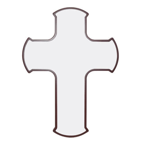 Fotorámeček křížový 18,5 x 25 cm sublimační termotransferový