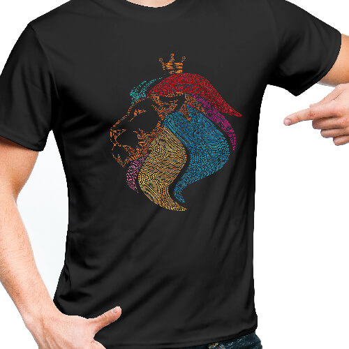 Velký zirkonový plech pro termotransfer - Lví král