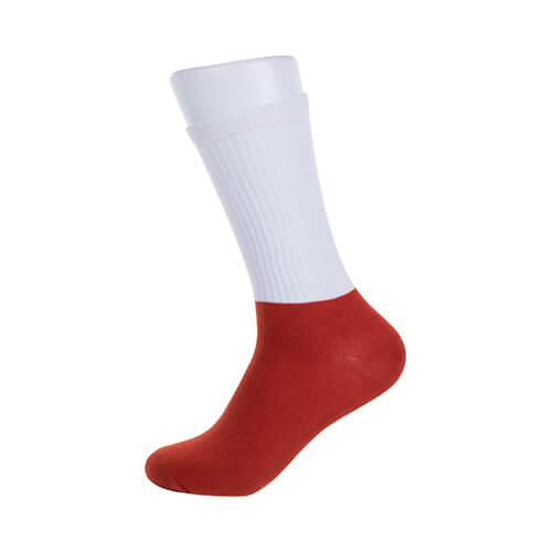 Sportovní ponožky s hnědým chodidlem pro sublimaci