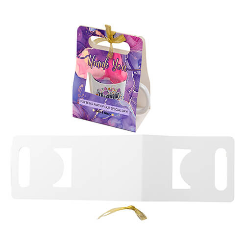 Dekorativní obal na hrnek pro sublimaci - 14 x 8,5 x 19,5 cm