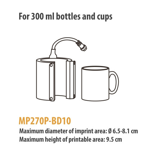 Tepelná objímka pro hrnky 300 ml pro lisy Craft Express Elite Pro / Pro Max