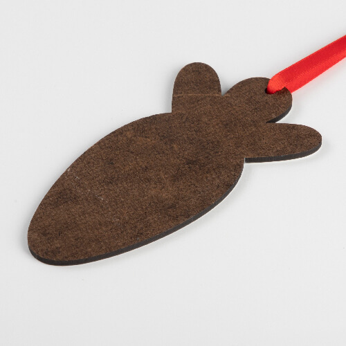 Oboustranná visačka z 5 mm dřevovláknité desky pro sublimaci - mrkev