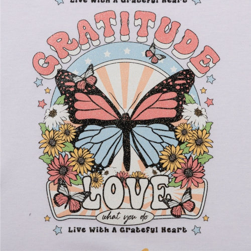 DTF OtterPro třpytivá fólie s potiskem A4 - 100 listů - Rainbow