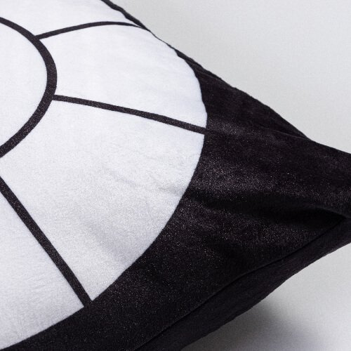 Plyšový povlak na polštář s fotografickými panely pro sublimaci - Circle