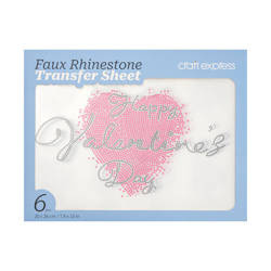 Sada zirkonových listů pro termotransfer - Srdce