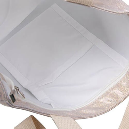 Brokátová taška 34 x 37 cm pro sublimaci - šampaňské