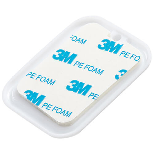 Velký plastový věšák pro sublimaci - bílý obdélník