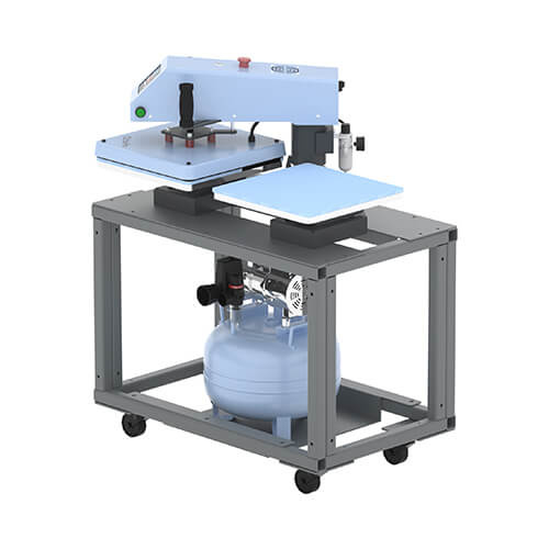 Pneumatický plochý lis OtterPro Air Press Swing Dual 38 x 38 cm