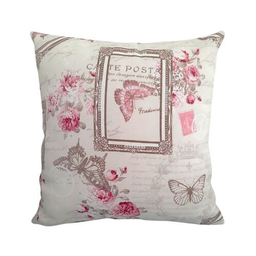 Plátěný povlak na polštář 38 x 38 cm pro sublimaci - pohlednice