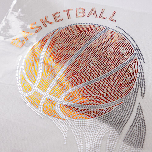 Velký zirkonový plech pro termotransfer - basketbal