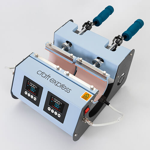 Dvoustaniční lis na hrnky a nádoby - model 3 v 1