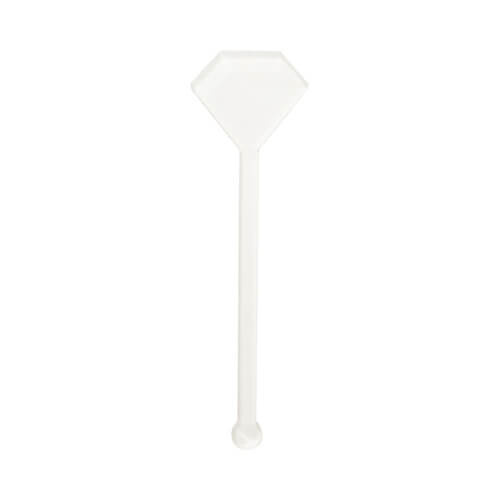 Akrylové míchadlo na nápoje 10 cm pro sublimaci - diamantové