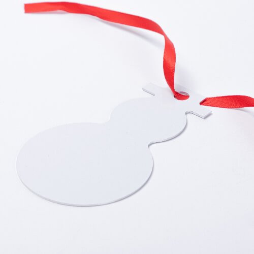 Kovový přívěsek pro sublimaci - sněhulák