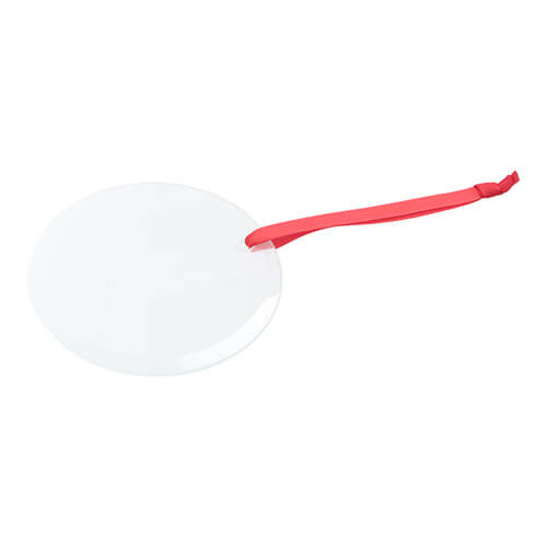 Skleněná visačka na vánoční stromek pro sublimaci - kruh