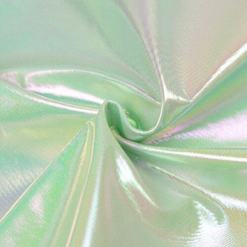 Povlak na polštář 40 x 40 cm pro sublimaci - holo efekt - světle zelený