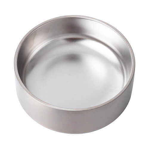 Nerezová miska pro psy o objemu 1250 ml pro sublimaci - stříbrná