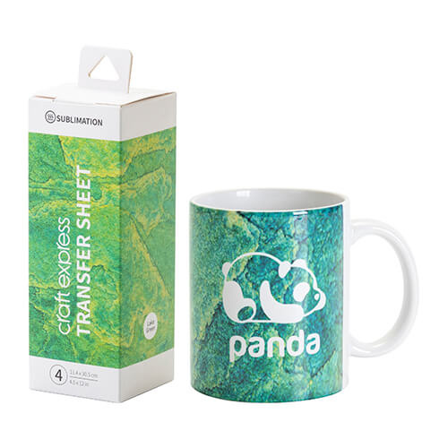 Jezerní zelená přenosová fólie 30,5 x 11,4 cm - 4 ks.