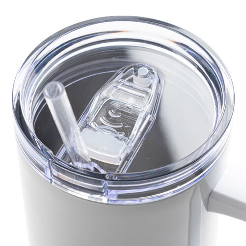 Nerezový cestovní hrnek 1200 ml - bílý (pro sublimaci)