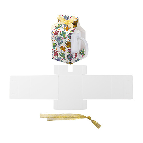 Dekorativní obal na hrnek pro sublimaci - 8,2 x 8,5 x 15 cm