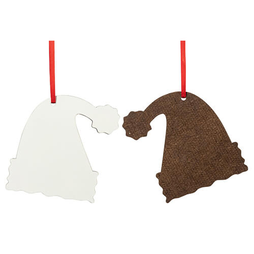 Jednostranný přívěsek z MDF pro sublimaci - Svatojánský klobouk. Mikołaj