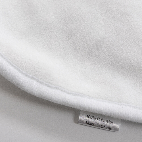 Deka z mikrovlákna a arktického rouna s kapucí pro sublimaci - bílá