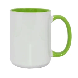 MAX hrnek 450 ml FUNNY světle zelený Sublimační termotransfer