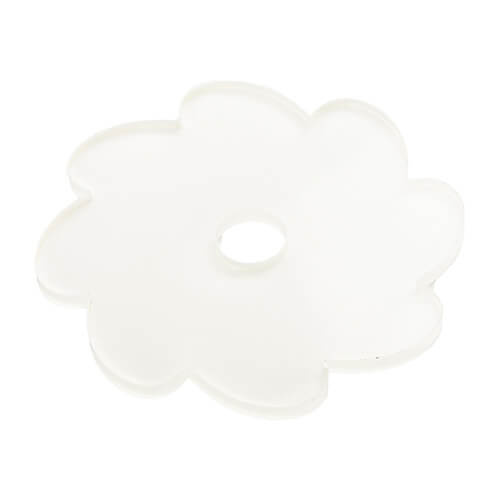 Akrylová jmenovka pro sublimaci - ohnivý kruh