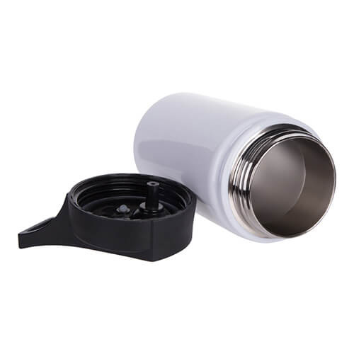 Nerezová láhev 350 ml se sportovním náustkem pro sublimaci - bílá