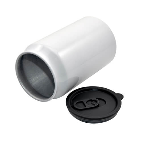 Bidon - nápojová plechovka 500 ml pro sublimaci - bílá