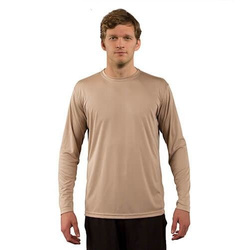 Solární tričko s dlouhým rukávem - Tan