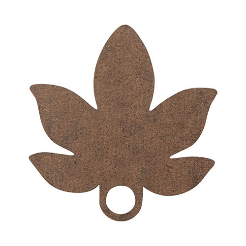 Jmenovka z dřevovláknité desky se třpytkami pro 1200 ml hrnek k sublimaci - list