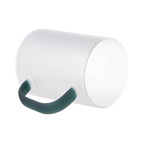 Matné sklo 450 ml se zeleným uchem pro sublimaci