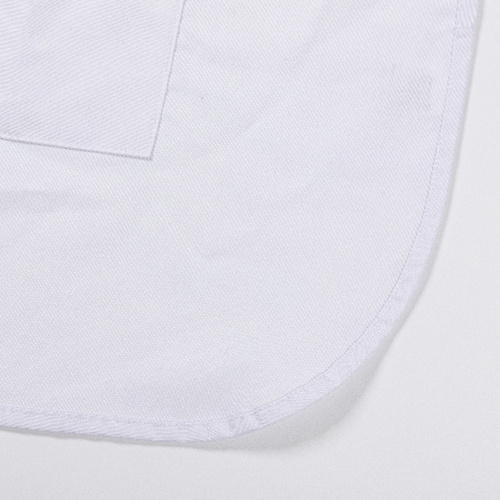 Bílá zástěra s kapsou pro dospělé na sublimaci