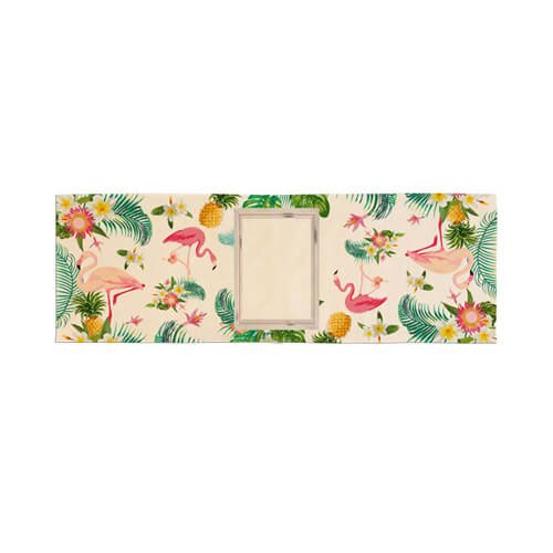 Běhoun 40 x 120 cm v plátně pro sublimaci - Flamingo