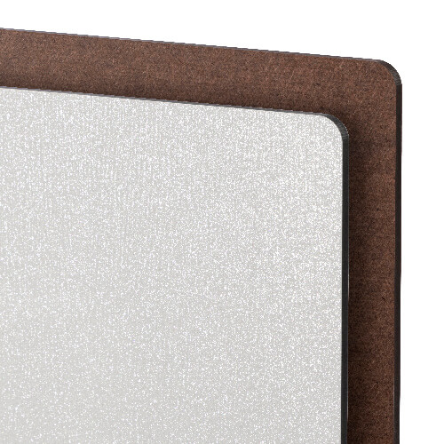 Prémiová dřevovláknitá deska pro sublimaci 20,5 x 30,5 cm - stříbrná třpytivá