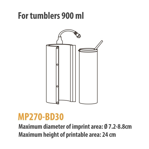 Tepelná objímka 900 ml pro lis CE-MP270H