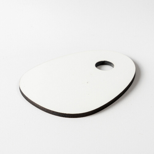 Vláknitá jmenovka pro hrnek 780 / 900 / 1050 / 1260 ml pro sublimaci - vejce