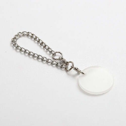 Akrylová visačka na hrnek pro sublimaci - kruh na řetízku