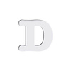 Dekorativní písmeno z MDF pro sublimaci 10 cm D