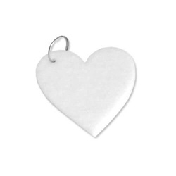 Plstěný přívěsek srdce sublimační termotransferový