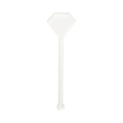 Akrylové míchadlo na nápoje 10 cm pro sublimaci - diamantové