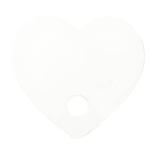 Akrylová jmenovka pro hrnek 780 / 900 / 1050 / 1260 ml pro sublimaci - srdce