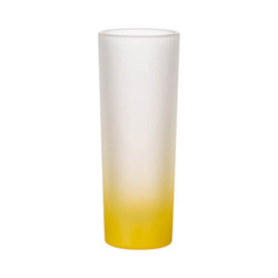 90 ml matné sklo pro sublimaci - žlutý gradient